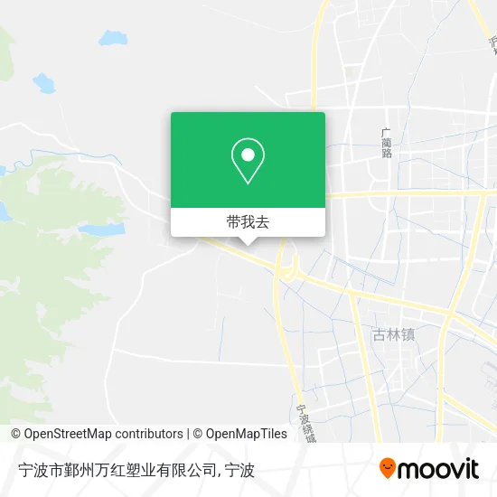 宁波市鄞州万红塑业有限公司地图