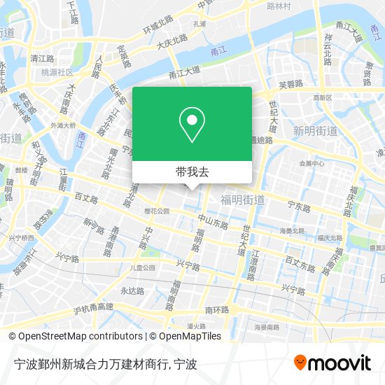 宁波鄞州新城合力万建材商行地图