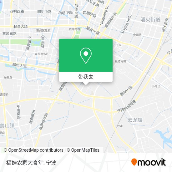 福娃农家大食堂地图