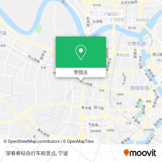 望春桥站自行车租赁点地图