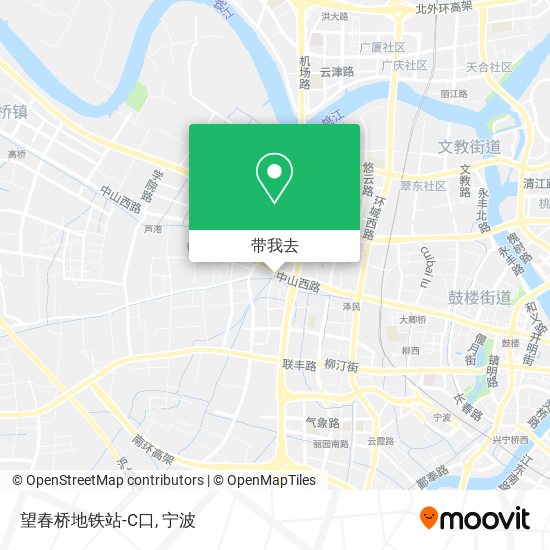 望春桥地铁站-C口地图
