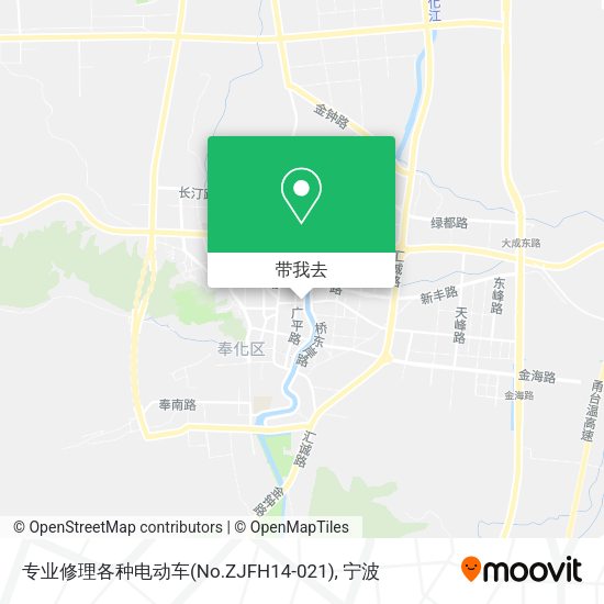 专业修理各种电动车(No.ZJFH14-021)地图