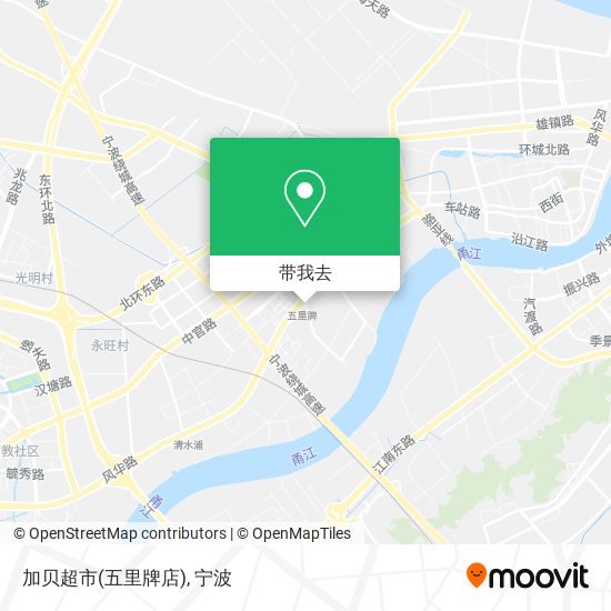 加贝超市(五里牌店)地图