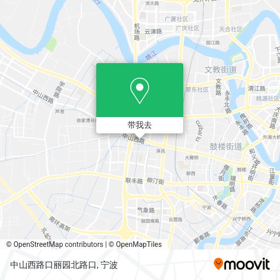中山西路口丽园北路口地图
