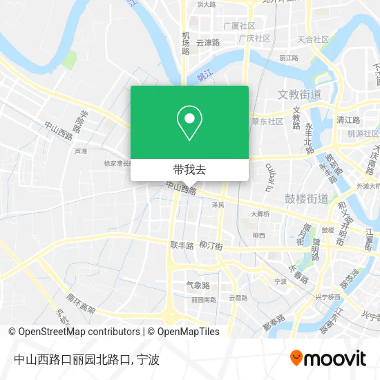 中山西路口丽园北路口地图