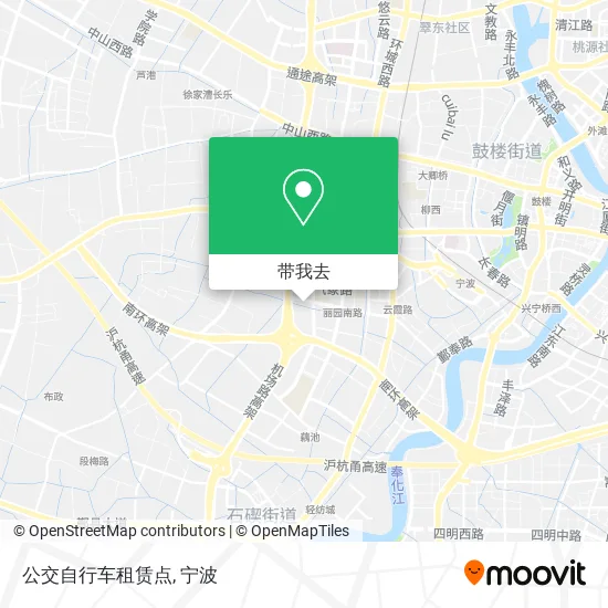 公交自行车租赁点地图