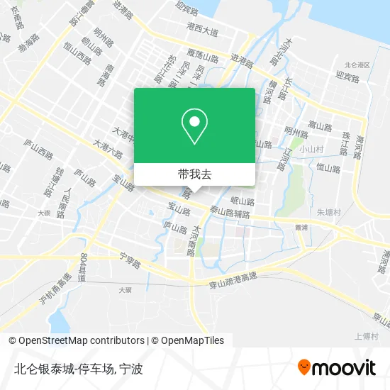 北仑银泰城-停车场地图