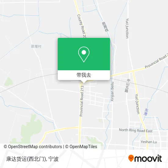 康达货运(西北门)地图