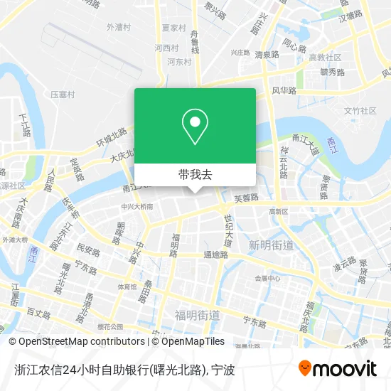 浙江农信24小时自助银行(曙光北路)地图