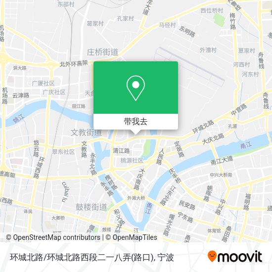 环城北路/环城北路西段二一八弄(路口)地图