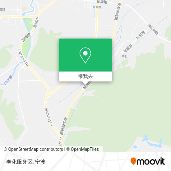 奉化服务区地图