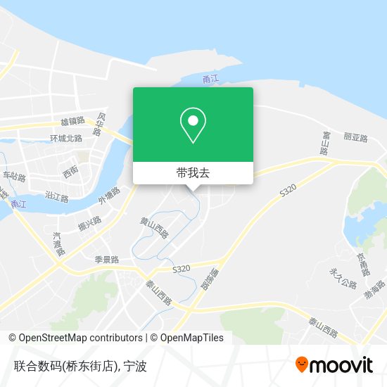 联合数码(桥东街店)地图