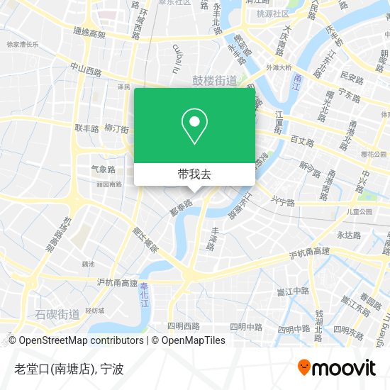 老堂口(南塘店)地图