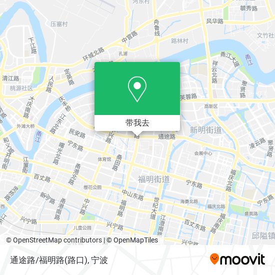 通途路/福明路(路口)地图