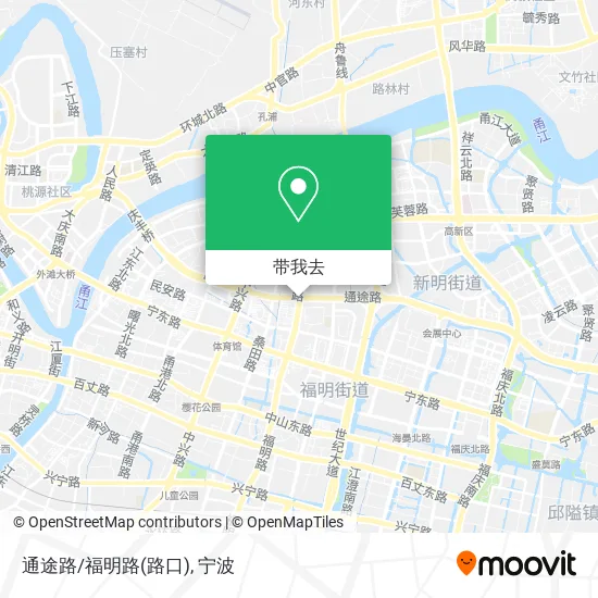 通途路/福明路(路口)地图