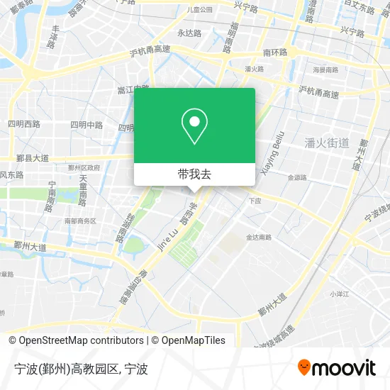宁波(鄞州)高教园区地图