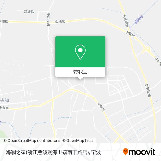 海澜之家(浙江慈溪观海卫镇南市路店)地图