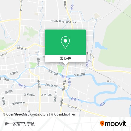 新一家窗帘地图