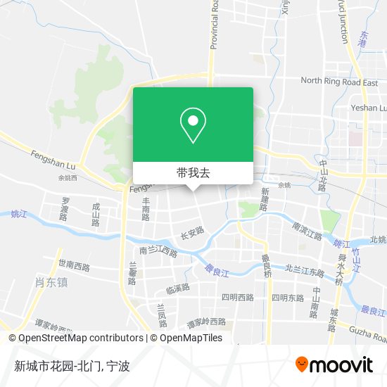 新城市花园-北门地图