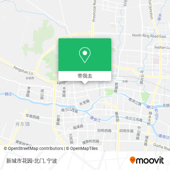 新城市花园-北门地图