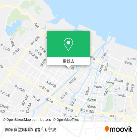向家食堂(峨眉山路店)地图