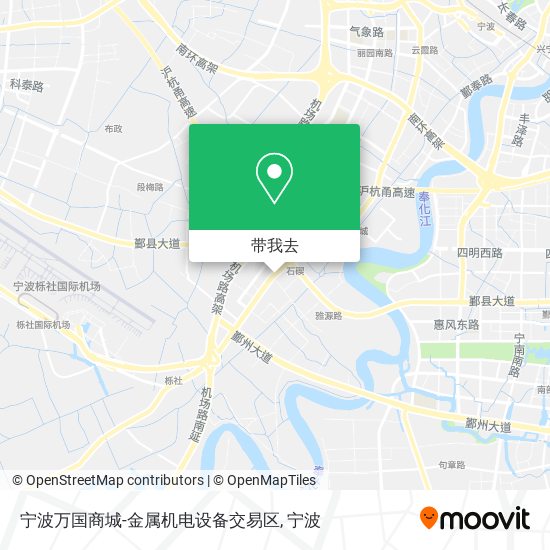 宁波万国商城-金属机电设备交易区地图
