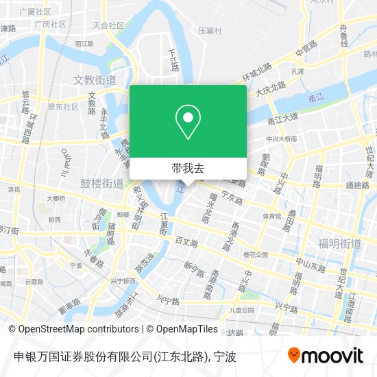 申银万国证券股份有限公司(江东北路)地图