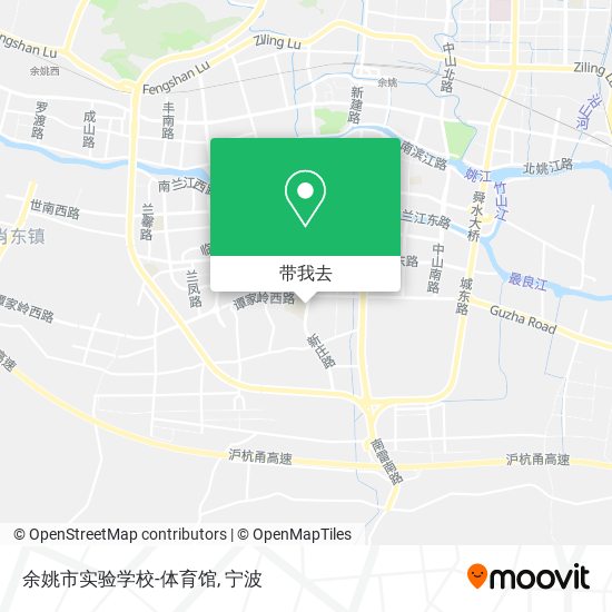 余姚市实验学校-体育馆地图