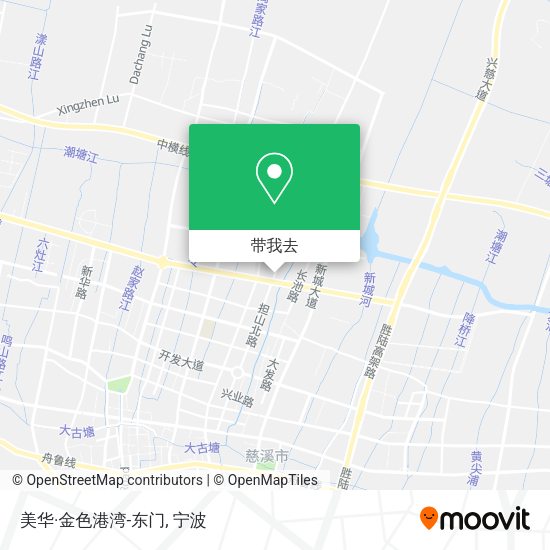 美华·金色港湾-东门地图