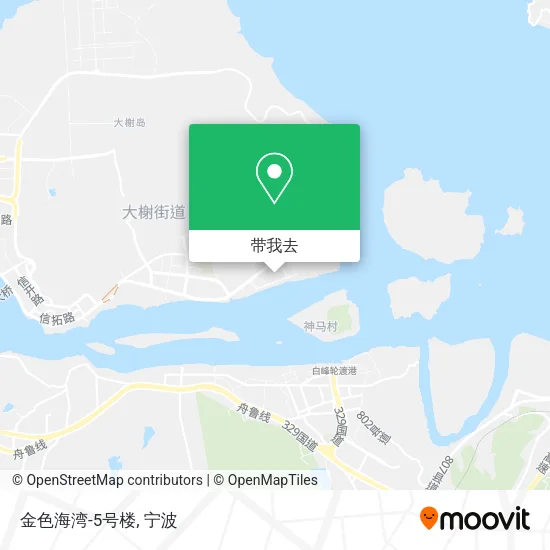 金色海湾-5号楼地图