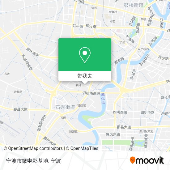 宁波市微电影基地地图