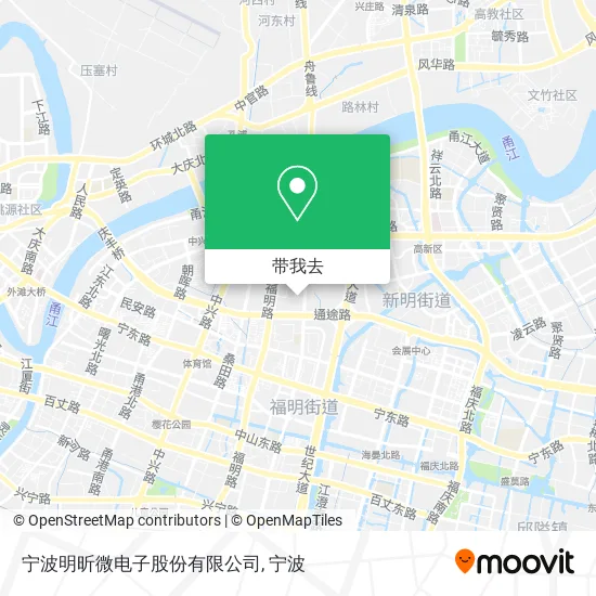 宁波明昕微电子股份有限公司地图