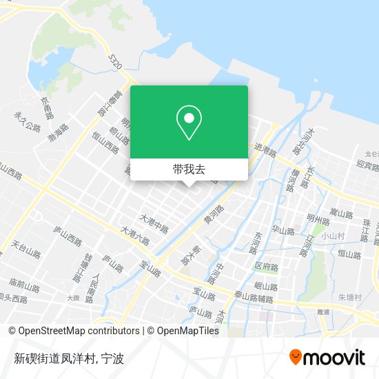 新碶街道凤洋村地图