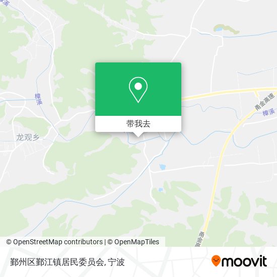 鄞州区鄞江镇居民委员会地图