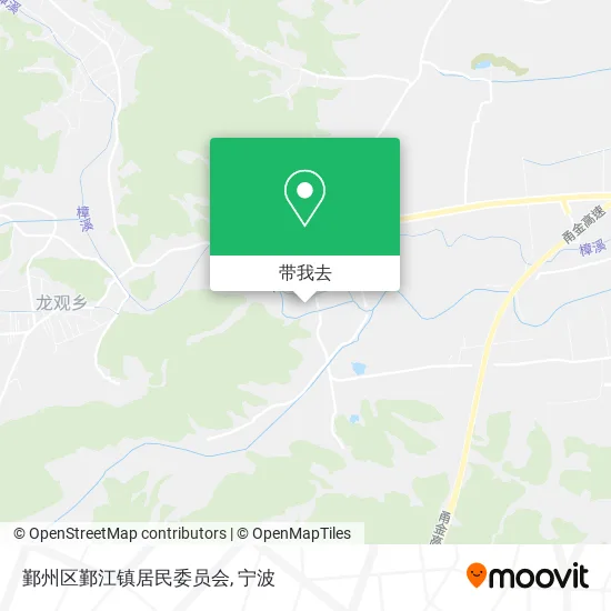 鄞州区鄞江镇居民委员会地图