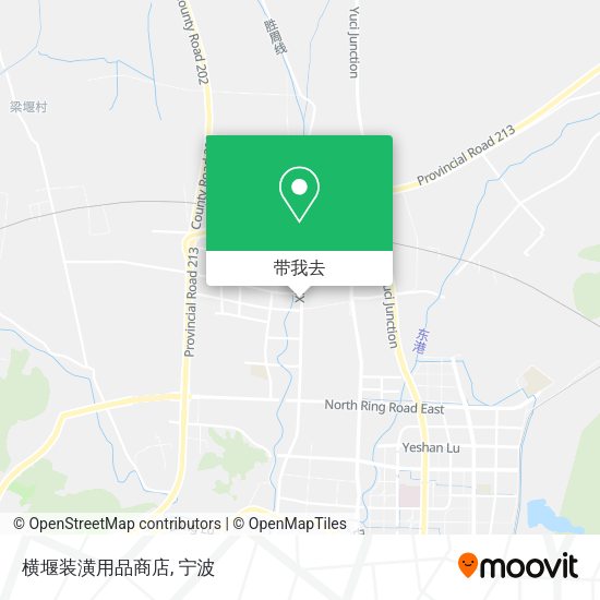 横堰装潢用品商店地图