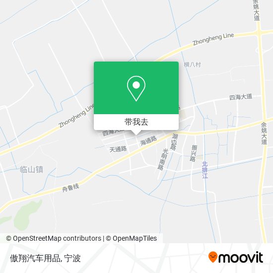 傲翔汽车用品地图