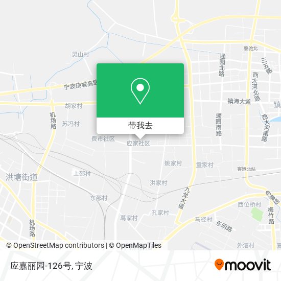 应嘉丽园-126号地图