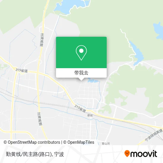 勤黄线/民主路(路口)地图