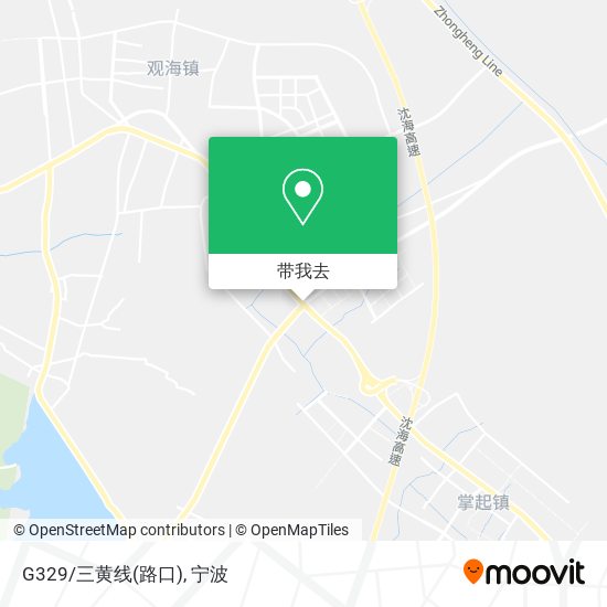 G329/三黄线(路口)地图