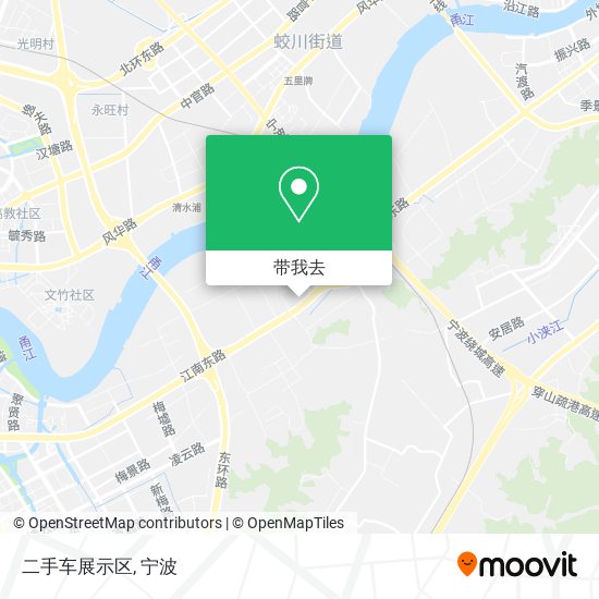 二手车展示区地图