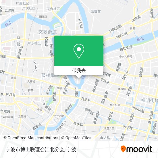 宁波市博士联谊会江北分会地图
