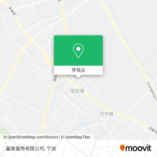 赢隆服饰有限公司地图