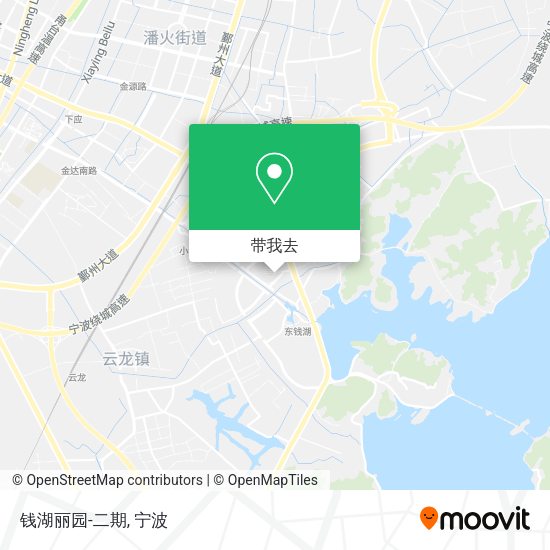 钱湖丽园-二期地图