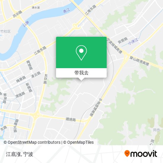 江底涨地图