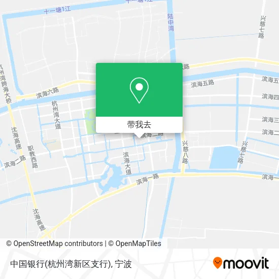 中国银行(杭州湾新区支行)地图