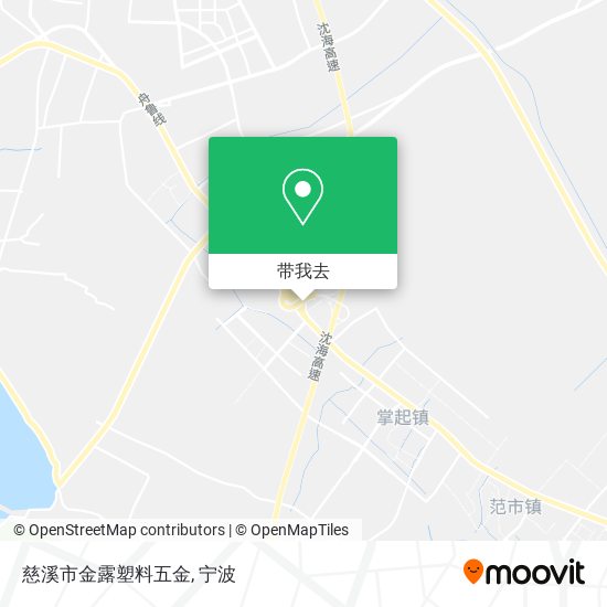 慈溪市金露塑料五金地图