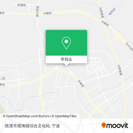 慈溪市观海镇综合文化站地图