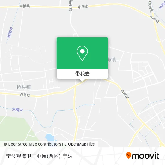 宁波观海卫工业园(西区)地图
