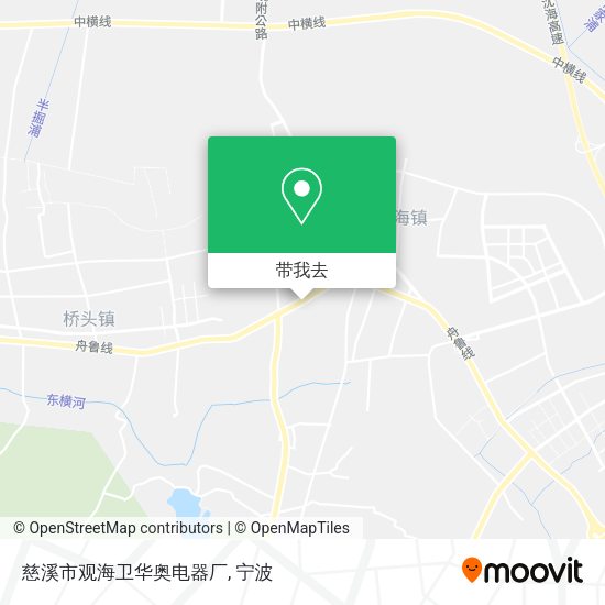 慈溪市观海卫华奥电器厂地图